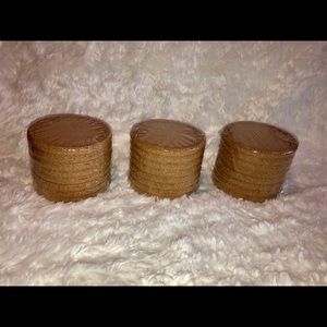 Lot of 3 cork coasters with 8 each